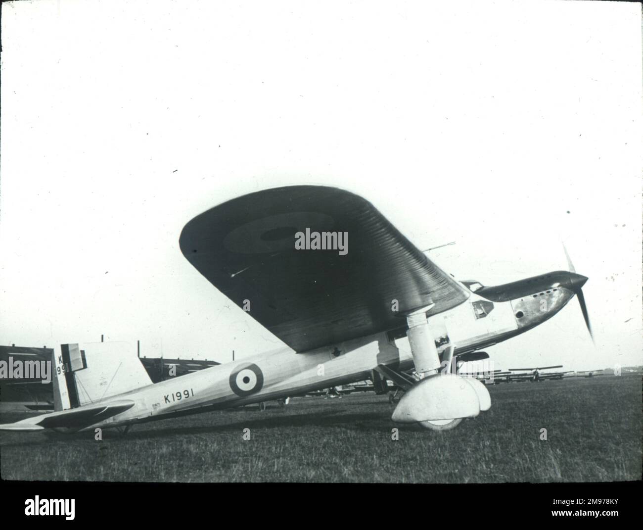 Il secondo monoplano Fairey Long Range, K1991. Foto Stock