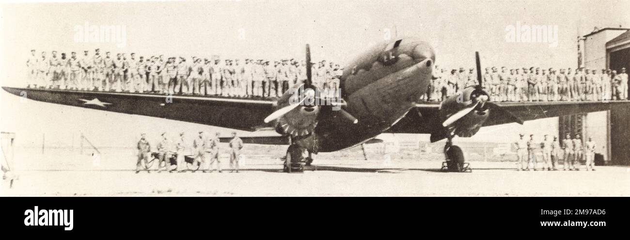 Curtiss C-46 Commando. Foto Stock