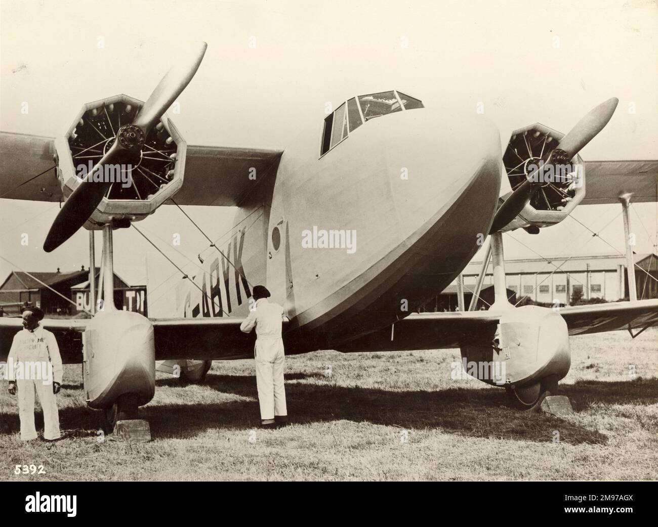 Boulton & Paul P64 Mail Carrier, G-ABYK. Foto Stock