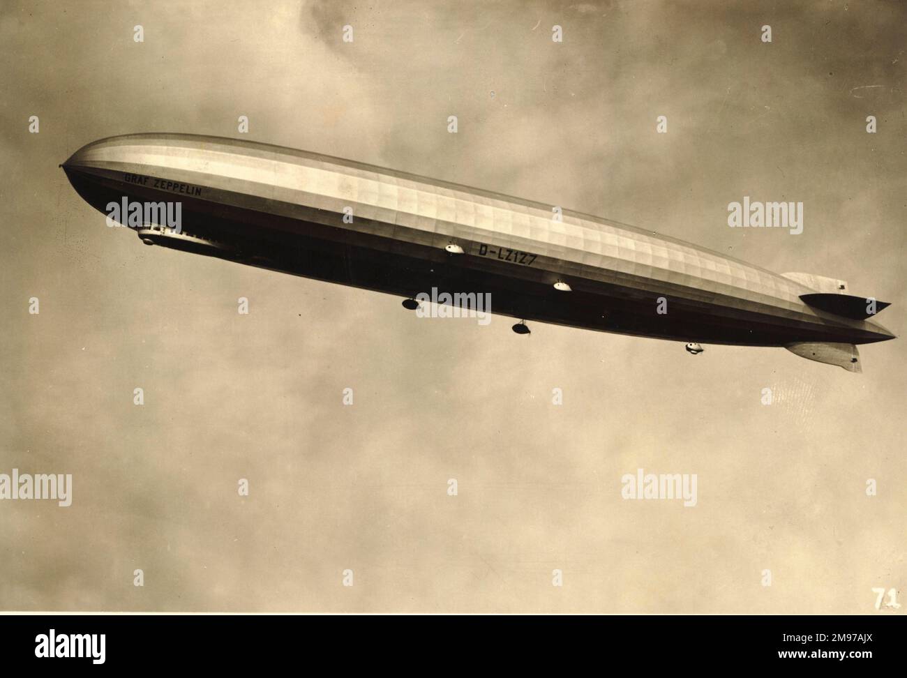 Il Graf Zeppelin, LZ 127. Foto Stock