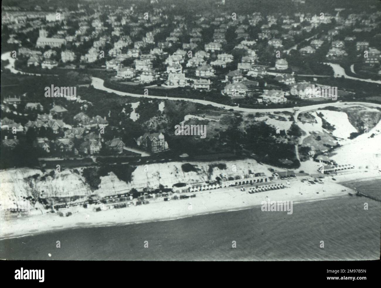 E.. Simmonds veduta aerea di Bournemouth, Dorset. Foto Stock E.. Simmonds veduta aerea di Bournemouth, Dorset. Foto Stock