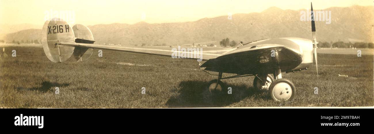 Trattore ad ala volante Northrop monoplanare, X-216H. Foto Stock