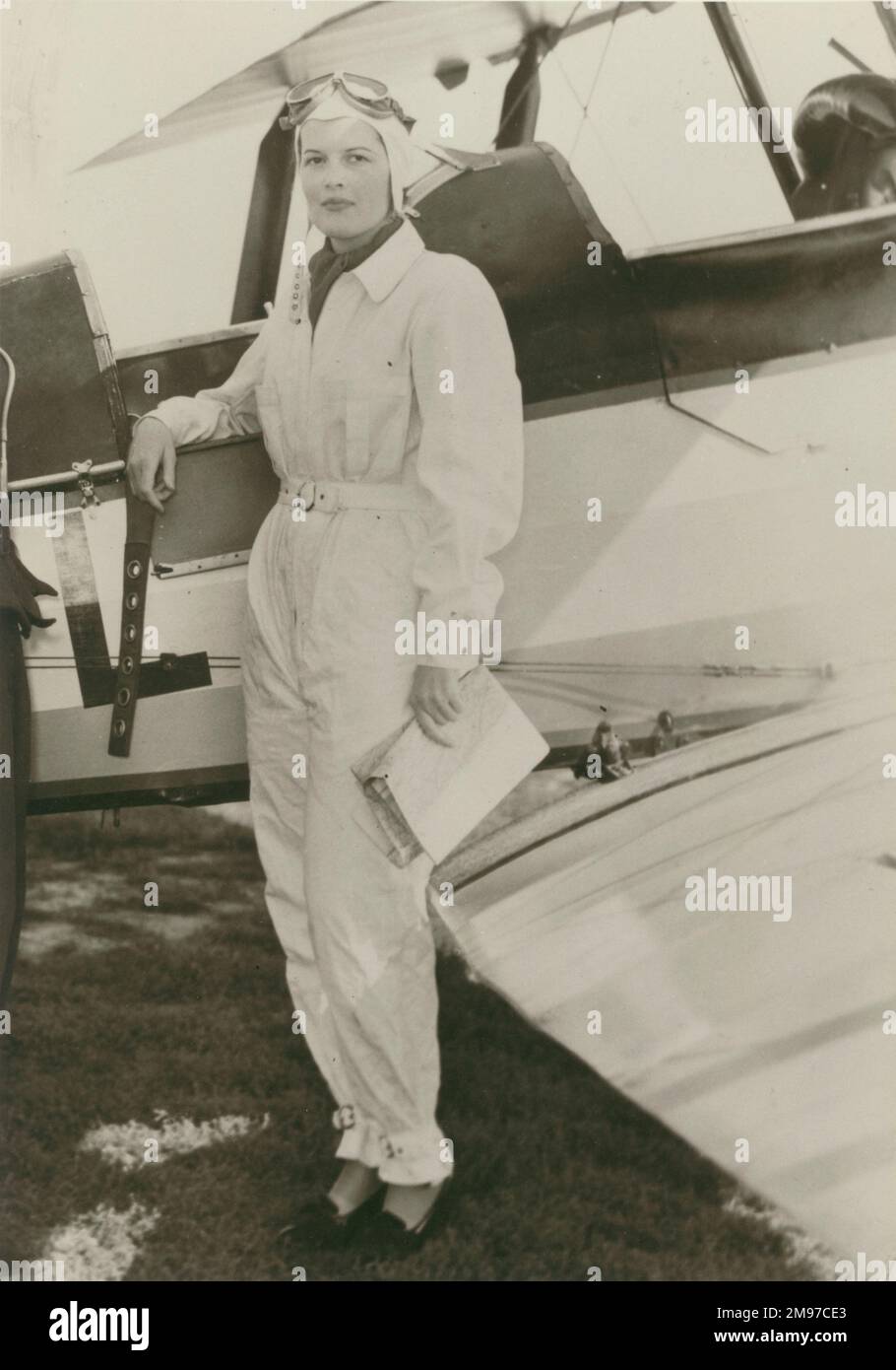 Jessica Jarvis, Toronto, Ontario, circa 1934. Una delle prime donne del Canada ad essere commercialmente qualificate. Foto Stock