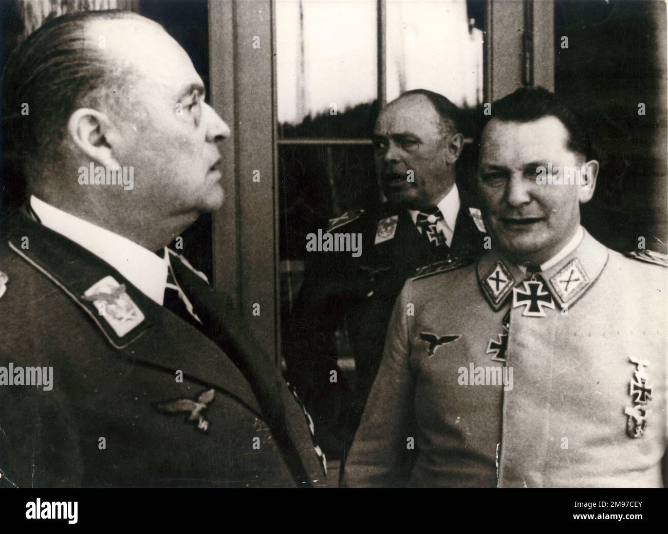 Hermann Göring (a destra). Foto Stock