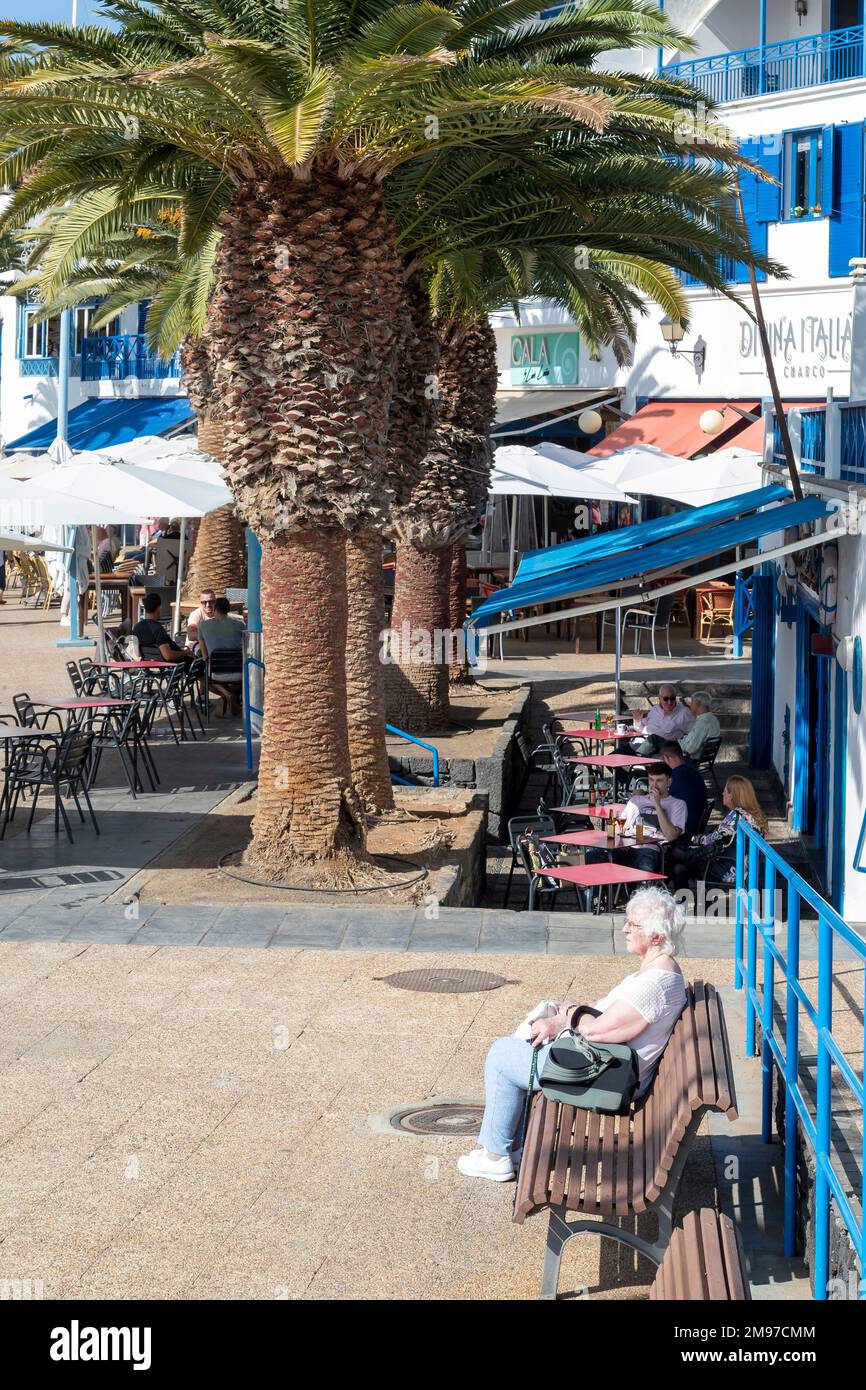 AV. Cesar Manrique, Arrecife de Lanzarote, Spagna Foto Stock