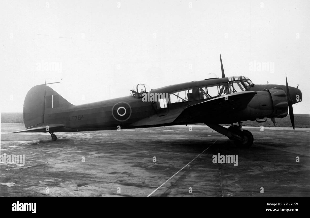 Avro 652A Anson Mk X-uno di poco più di 100 Mk 1s convertito come allenatori di armi da fuoco. Foto Stock