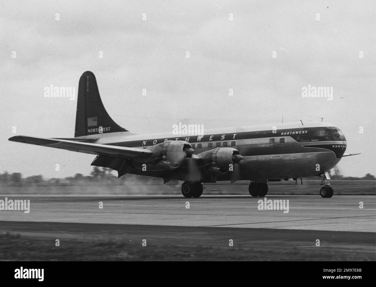 Boeing 377 Stratocruiser - Nordovest. Foto Stock