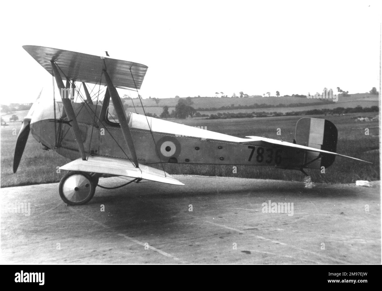 Bristol S2A, (vista laterale, al piano terra). Foto Stock