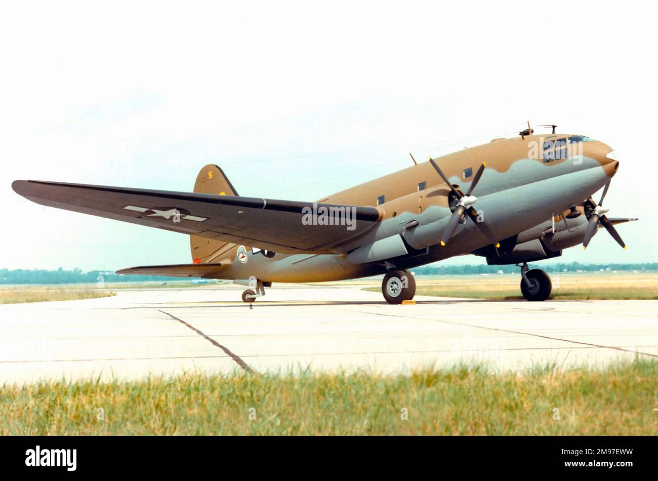 Data: Curtiss Wright C-46D Foto Stock