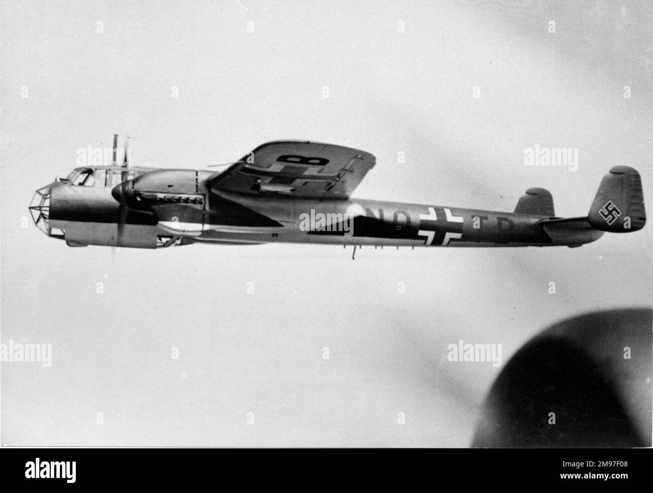 Dornier do 215 - uno dei principali bombardieri tedeschi utilizzati durante la battaglia della Gran Bretagna. Foto Stock