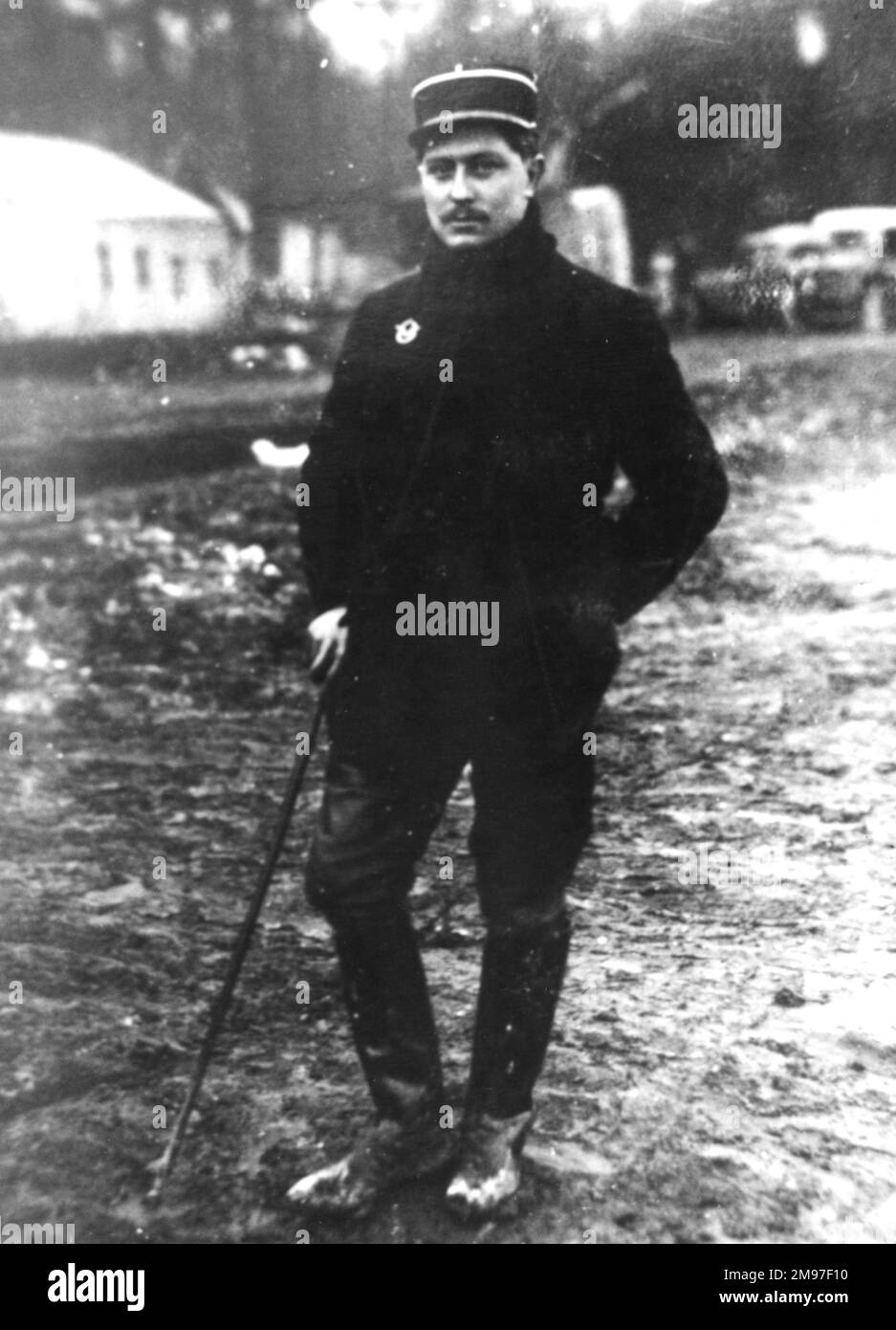 Rene Pierre Marie Dorme (1894-1917), asso francese da combattimento. Divenne pilota nel 1915, dapprima volando aerei di ricognizione e successivamente aerei da combattimento. Fu ucciso in combattimento, con 23 vittorie al suo credito. Foto Stock