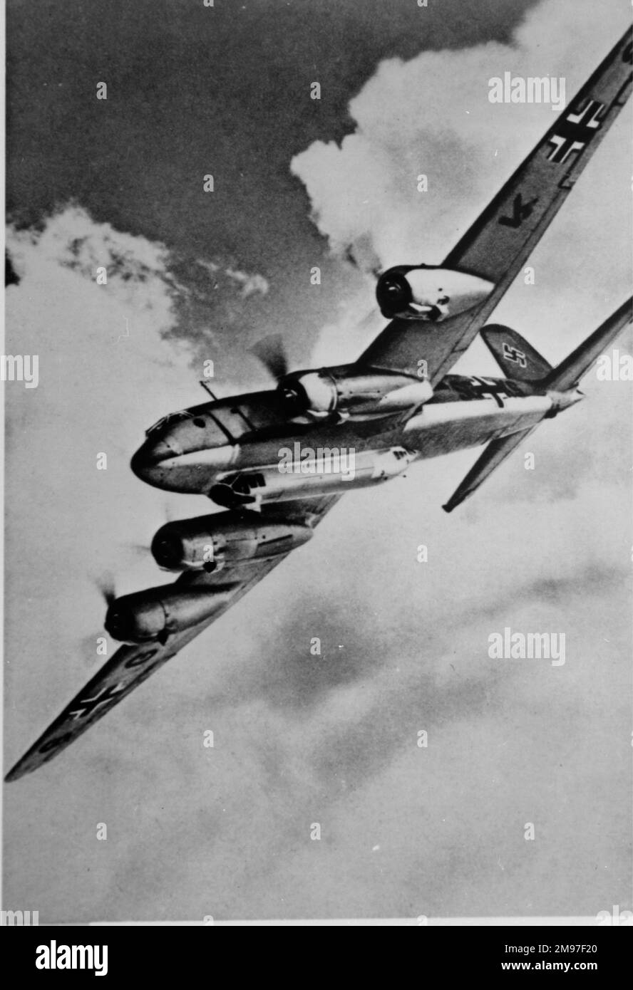 Focke Wulf FW 200C - uno dei principali flagelli dei convogli alleati sugli oceani Atlantico e artico. Foto Stock