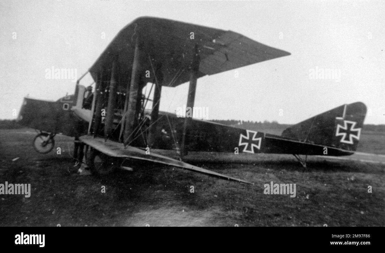 Friedrichshafen FF 45 GIII, (vista laterale, a terra). Foto Stock