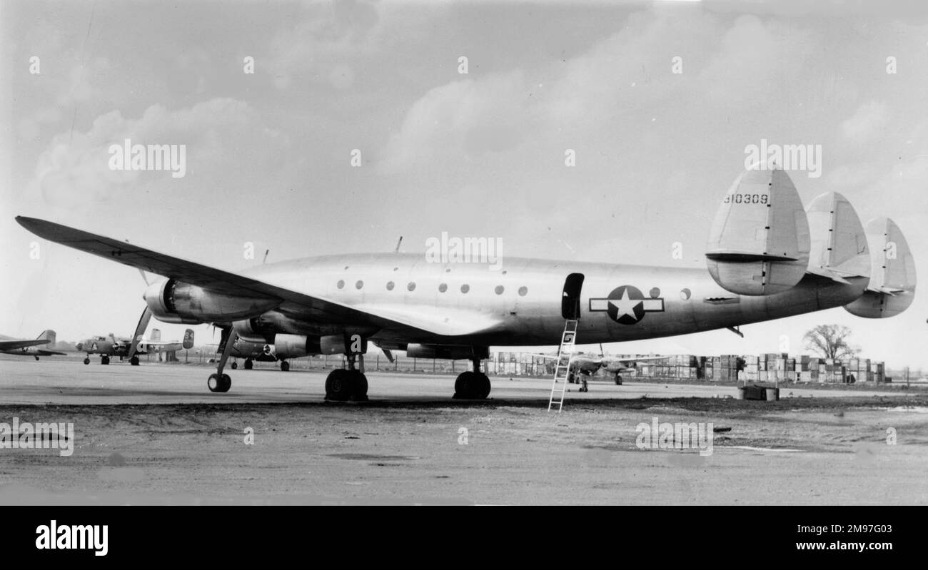 Lockheed XC-69E - il primo di una dinastia di aerei di Costellazione fece il suo primo volo nel gennaio 1943. Foto Stock
