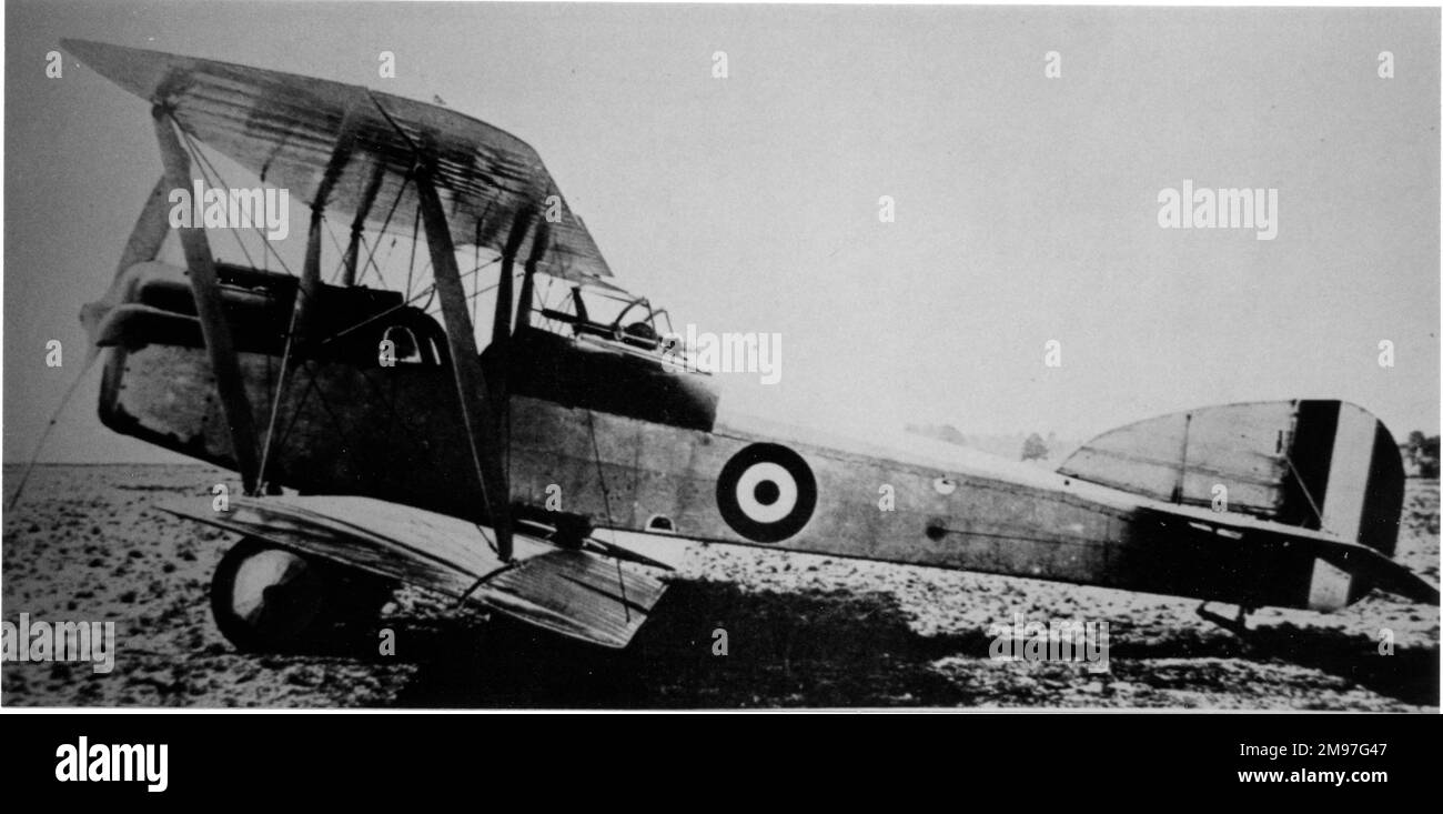 Martinsyde F2, (vista laterale, sul terreno). Foto Stock