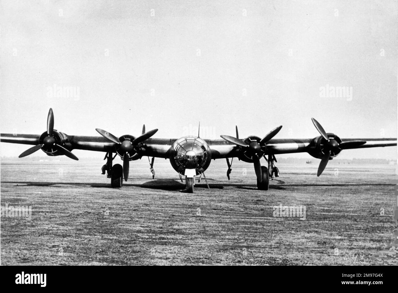 Messerschmitt Me 264 -primo volo nel 1942, solo due sono stati costruiti di questo bombardiere destinato a raggiungere obiettivi negli Stati Uniti orientali. Foto Stock