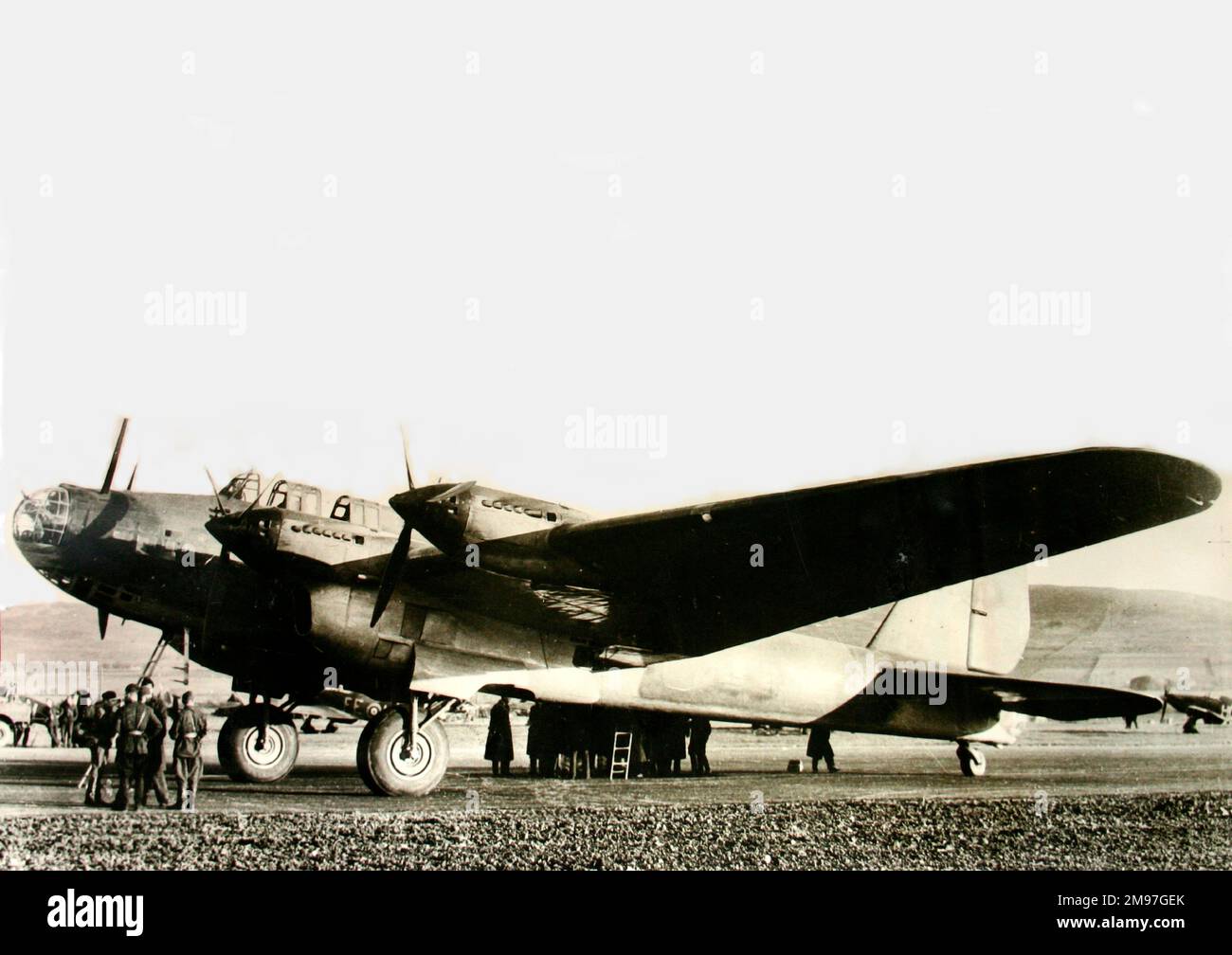 Petlyakov PE-8 - l'unico bombardiere pesante prodotto dai sovietici durante la guerra Un numero significativo dei 93 costruiti fu perso. Foto Stock