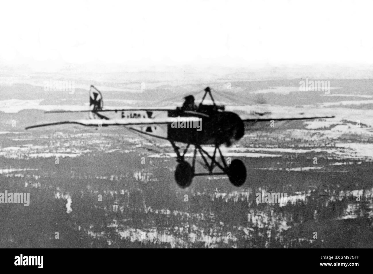Pfalz e i scout del 1915 si basava sul francese Morane Saulnier Type H. Foto Stock
