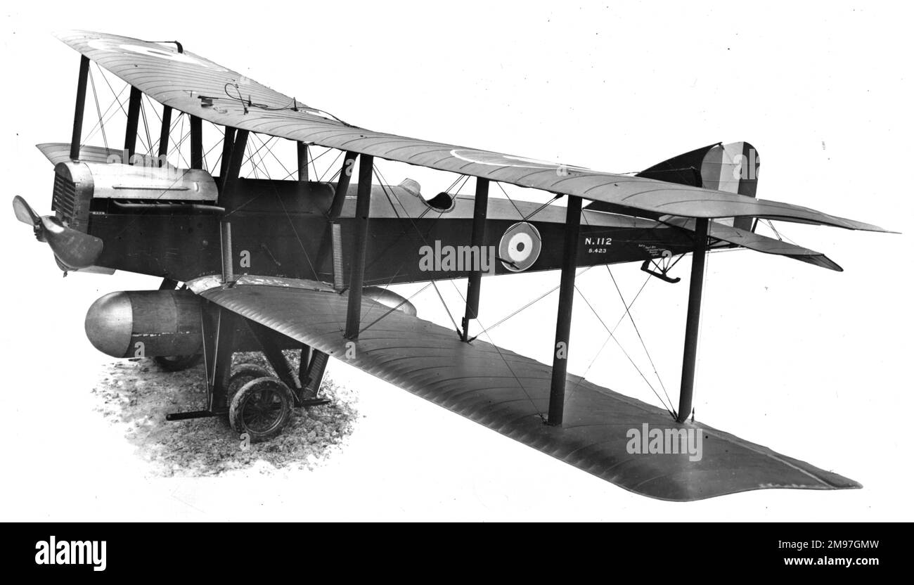 Shirl corto da N1B l con serbatoio carburante a lungo raggio al posto del siluro. Foto Stock