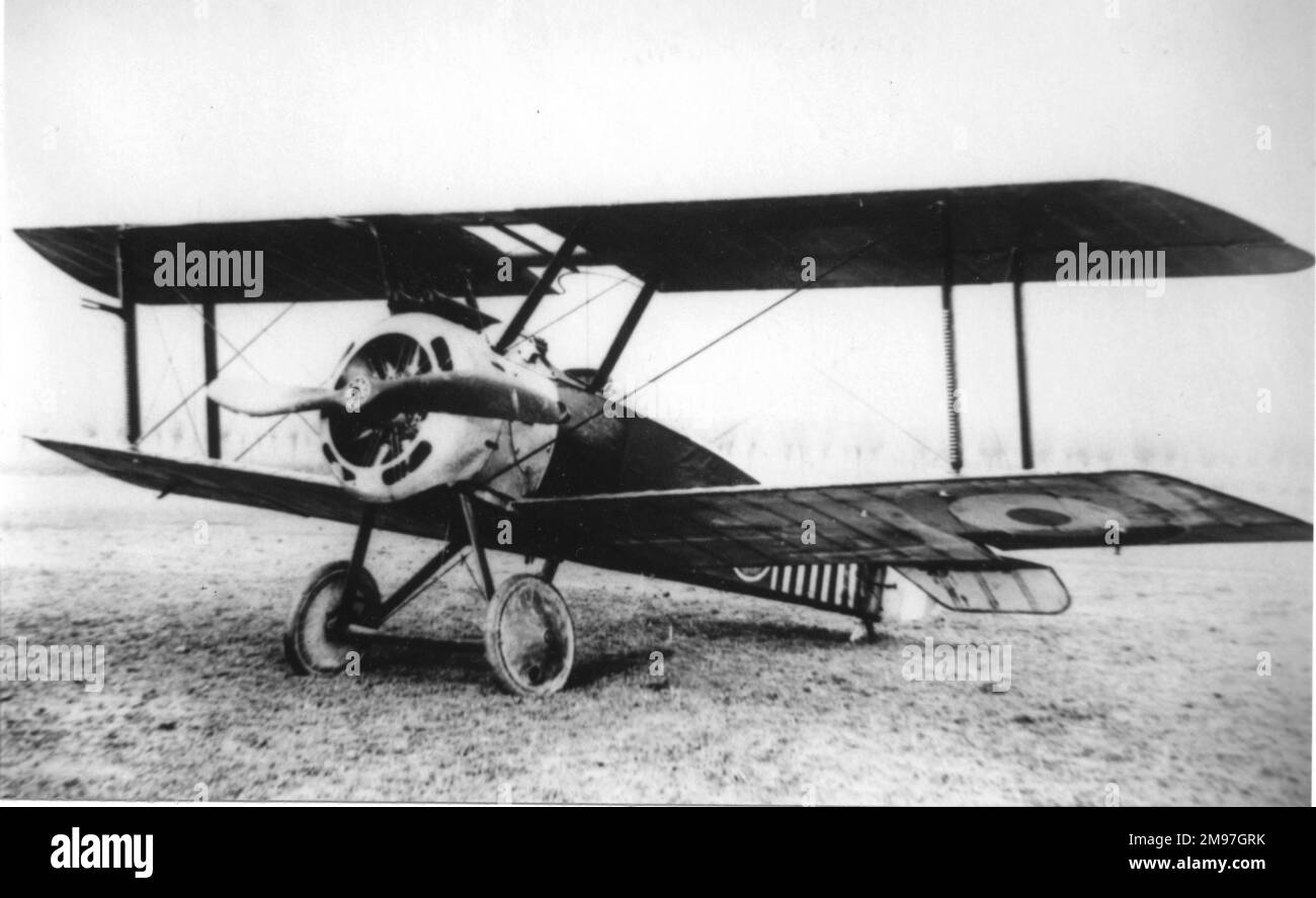 Sopwith 1F Camel monoposto è volato per la prima volta nel marzo 1917. Questo particolare apparteneva al No. 139 Squadron, Royal Flying Corps. Foto Stock
