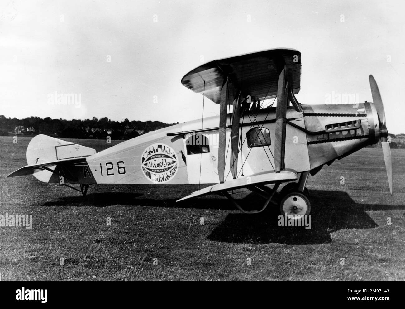 Westland Limousine i, (vista laterale, al piano terra). Foto Stock