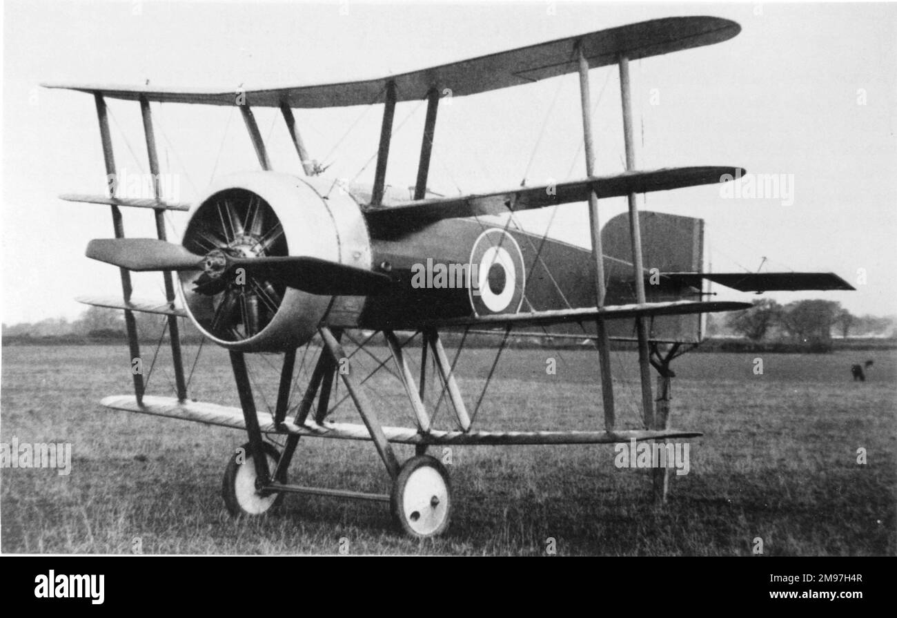 Combattente monoposto Wight Quadruplane, completato nell'agosto 1916, n. di serie N546 (l'unico mai realizzato). Ha subito diverse modifiche prima di essere respinto. Foto Stock