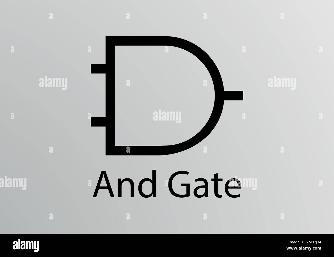 E Gate Engineering Symbol, disegno di simboli vettoriali. Simboli tecnici. Illustrazione Vettoriale
