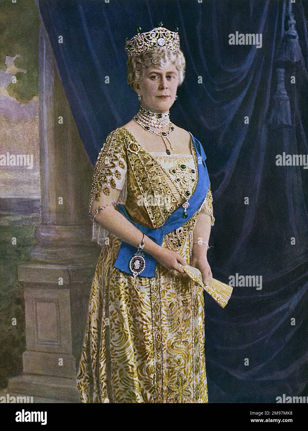 Regina Maria di Teck (1867-1953), consorte a re Giorgio V. Foto Stock