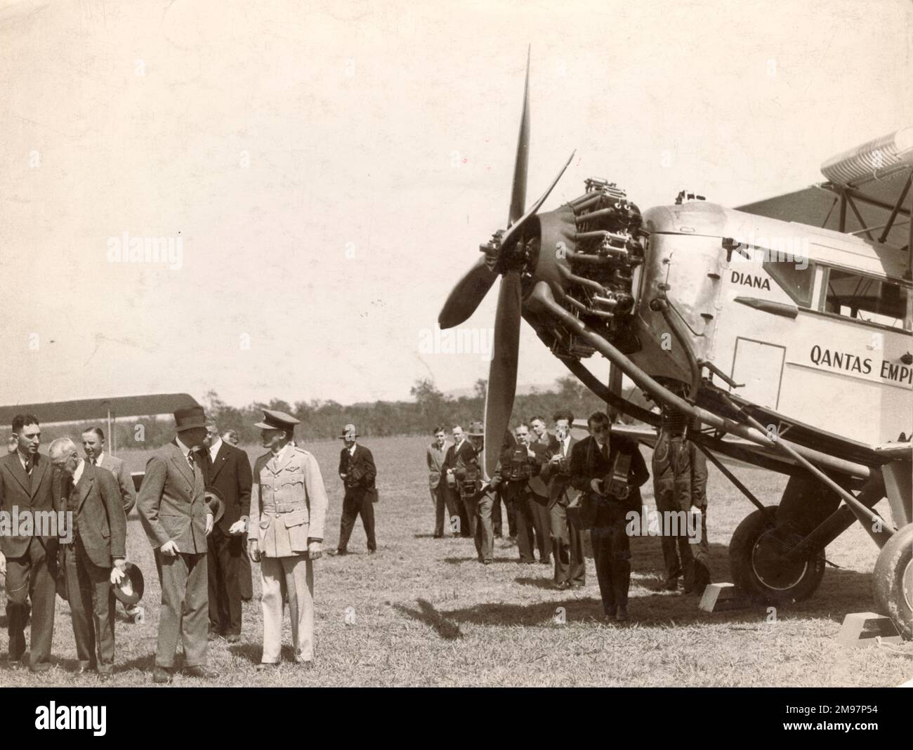De Havilland DH61 Giant Moth, G-AUJC, Diana, di Qantas. Foto Stock