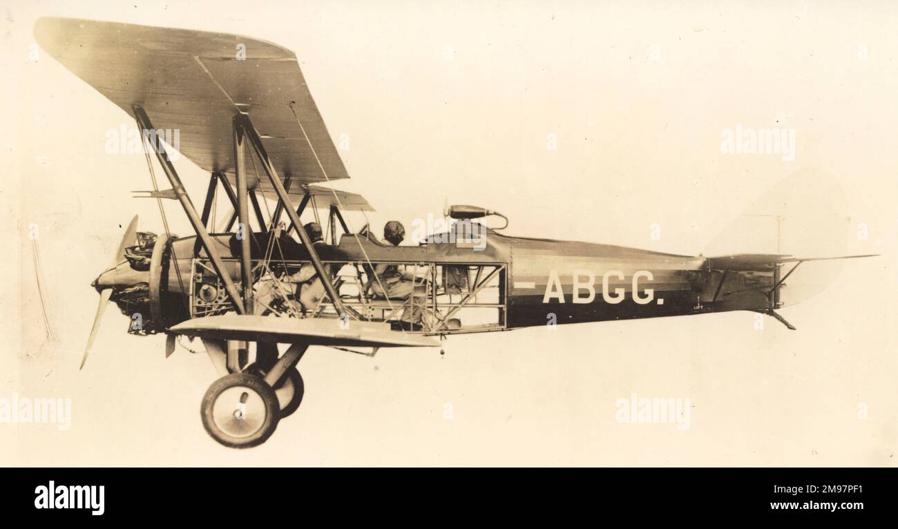 Avro 626, G-ABGG, che mostra i dettagli interni delle posizioni dell'equipaggio. Foto Stock