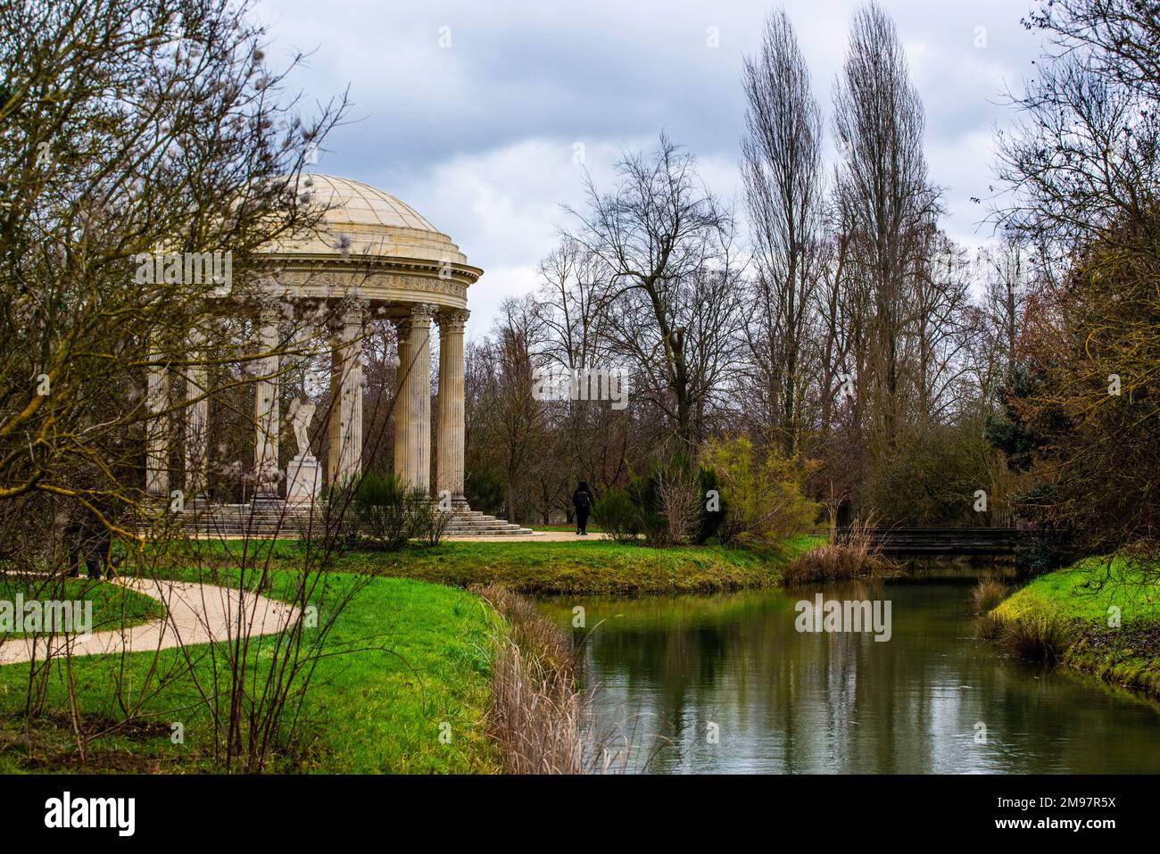 Versailles, Francia - i padiglioni decorativi del Grand Trianon a Versailles Foto Stock