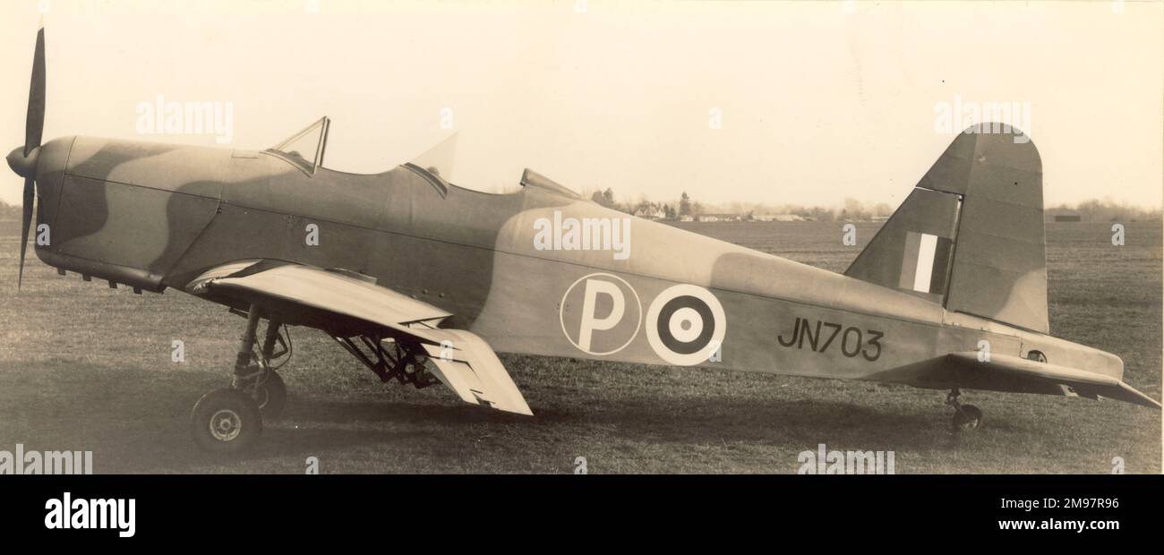 Miles M18 HL, JN703, utilizzato per testare un'ala ad alto sollevamento. Foto Stock