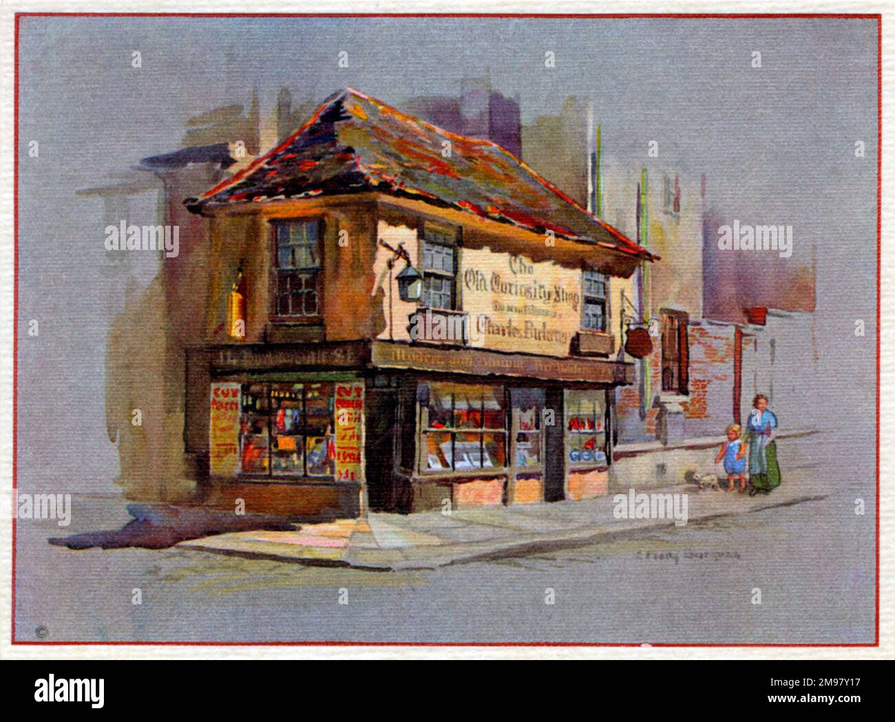 The Old Curiosity Shop, al 14 di Portsmouth Street, Kingsway, Londra, come compare nell'omonimo romanzo di Charles Dickens. Foto Stock