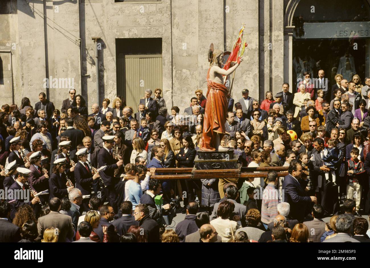 Vasa vasa vasa Kiss festival Pasqua Pasqua Pasqua Modica Sicilia Ragusa Provincia Italia Foto Stock
