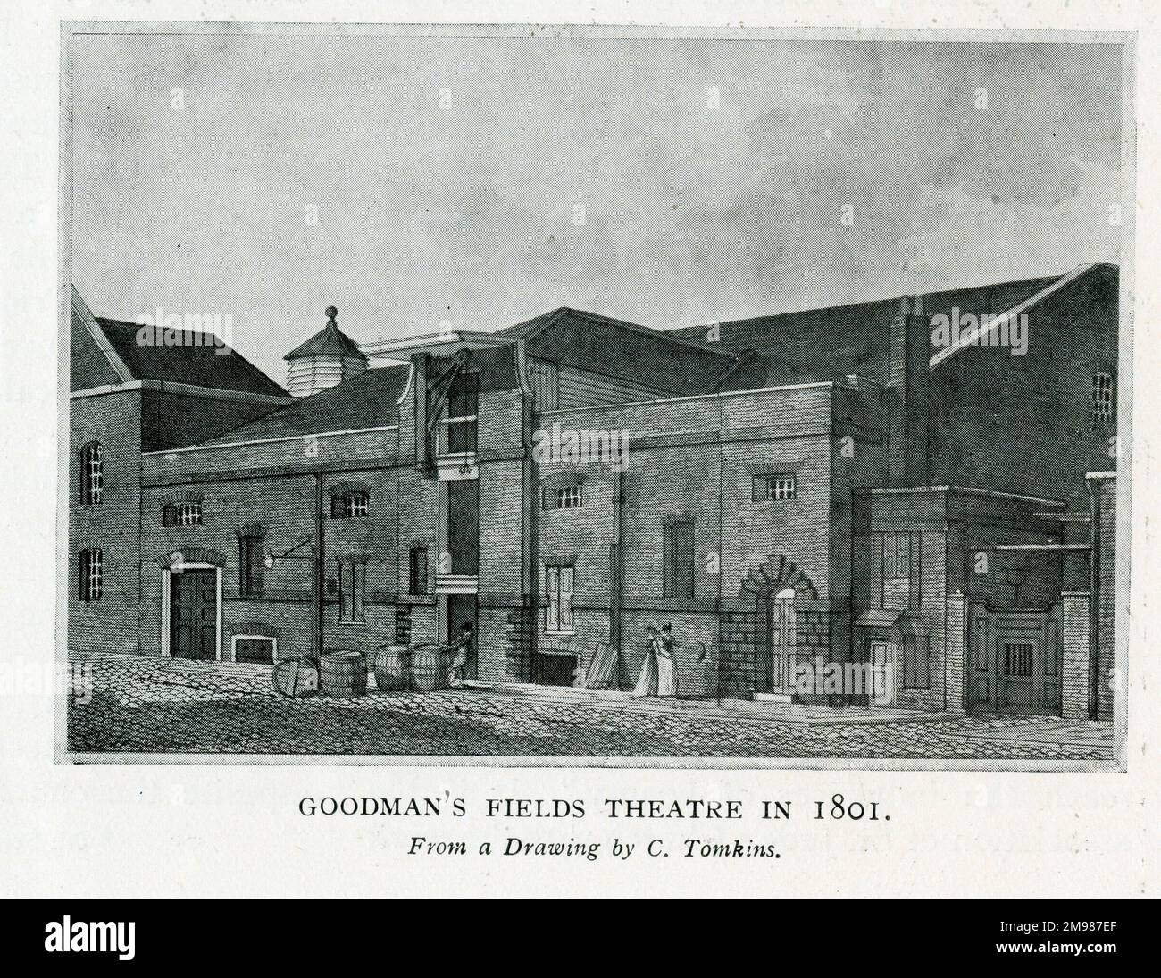 Goodman's Fields Theatre, Alie Street, Whitechapel, Londra. Foto Stock