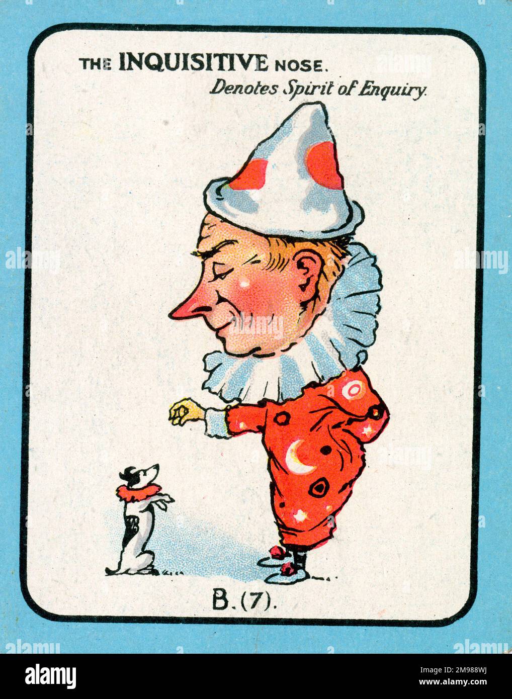 Il gioco del naso - naso inquisitivo B7, denota Spirito di inchiesta. Foto Stock