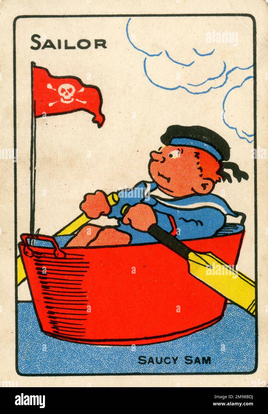 Snap carte da gioco - Sailor - Saucy Sam. Foto Stock