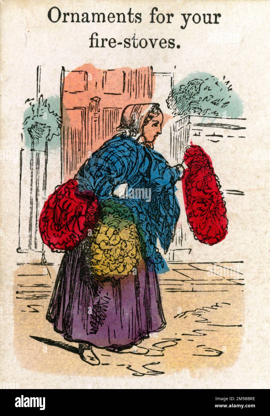 Gioco di carte, le strade di Londra - ornamenti per le vostre stufe a fuoco. Foto Stock