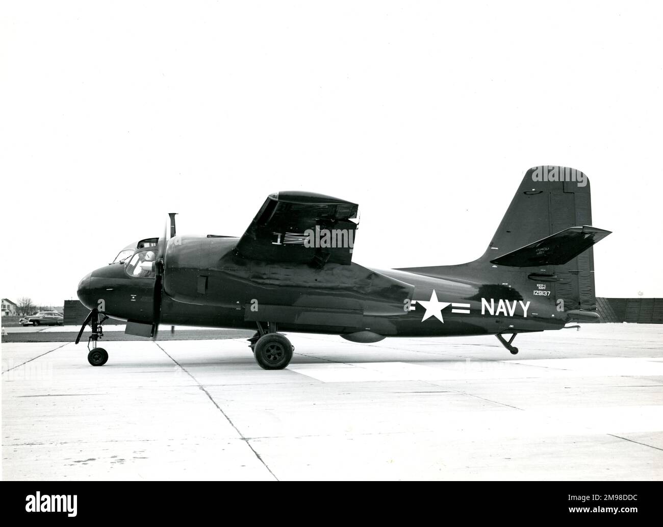 Il primo prototipo Grumman XS2F-1 Tracker, 129137. Foto Stock