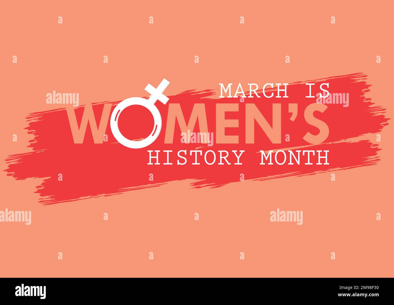 Banner Decorativo Per Il Mese Della Storia Delle Donne - Striscione Per Eventi E Scuola