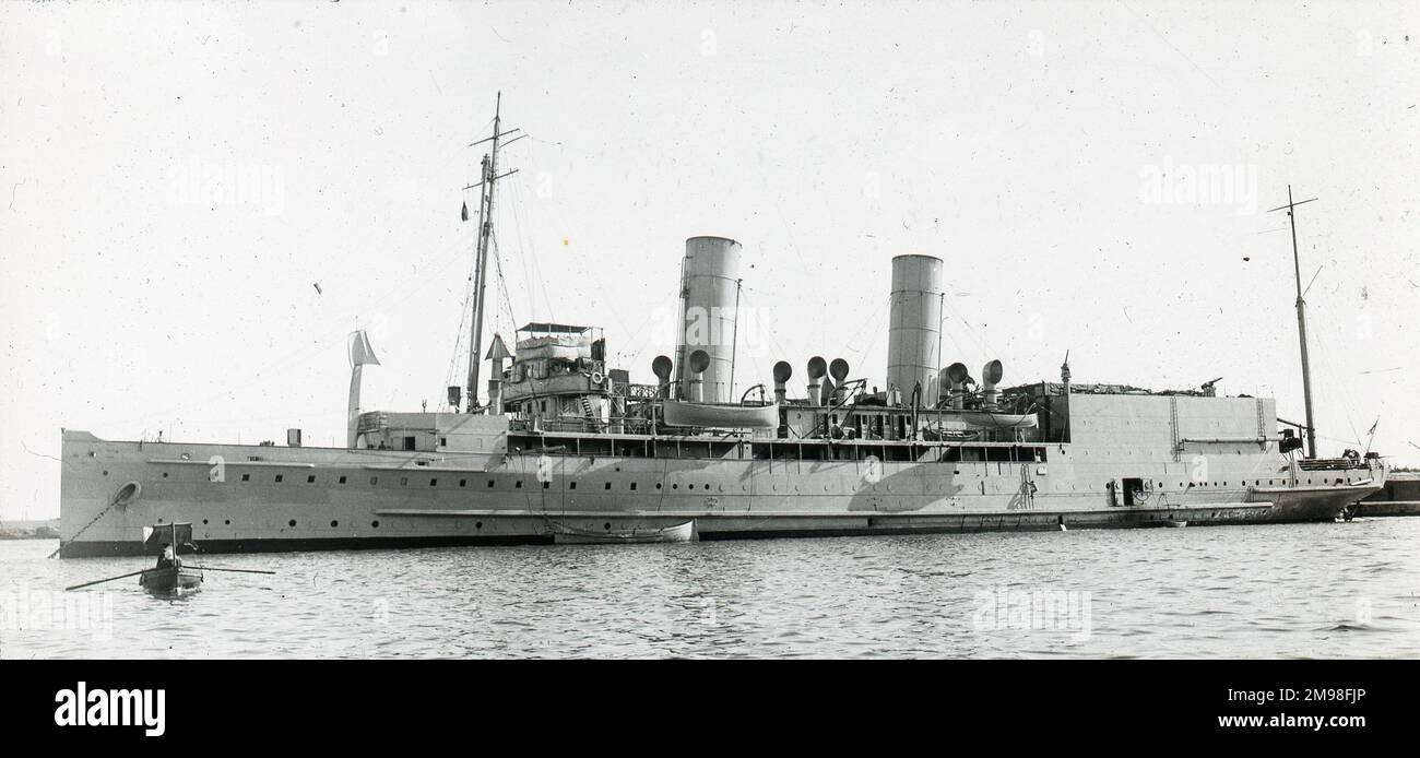 HMS ben-my-Cree c1915. Foto Stock
