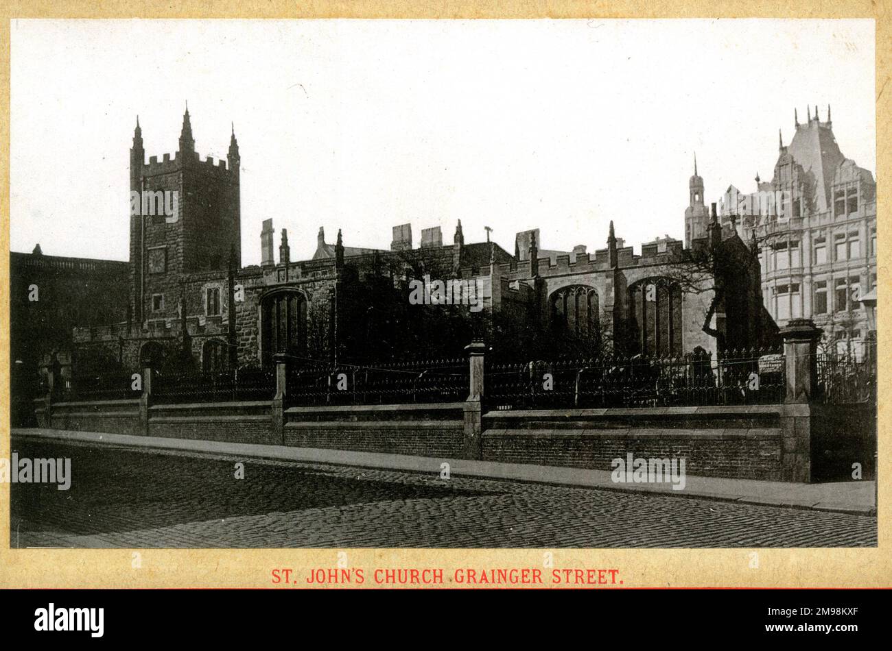 Newcastle upon Tyne - Chiesa di San Giovanni in Grainger Street. Foto Stock