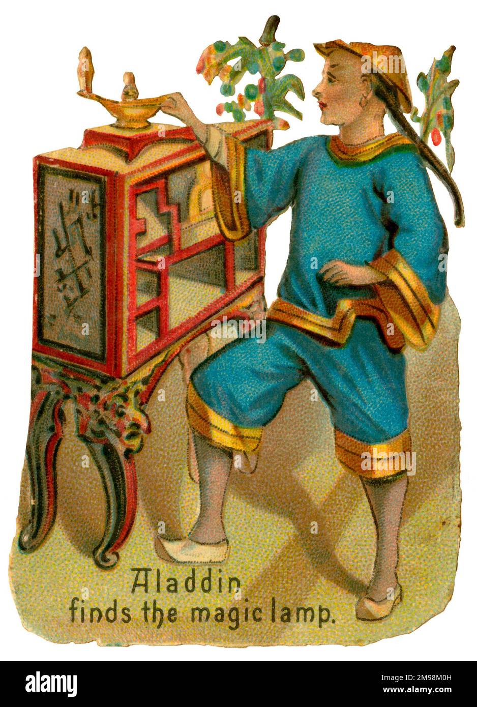 Scarto Vittoriano - Aladdin trova la lampada magica. Foto Stock