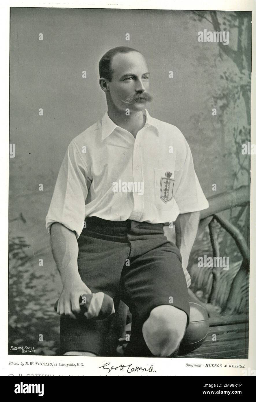 Geoff H Cotterill, atleta, cricketer e calciatore inglese. Foto Stock Geoff H Cotterill, atleta, cricketer e calciatore inglese. Foto Stock