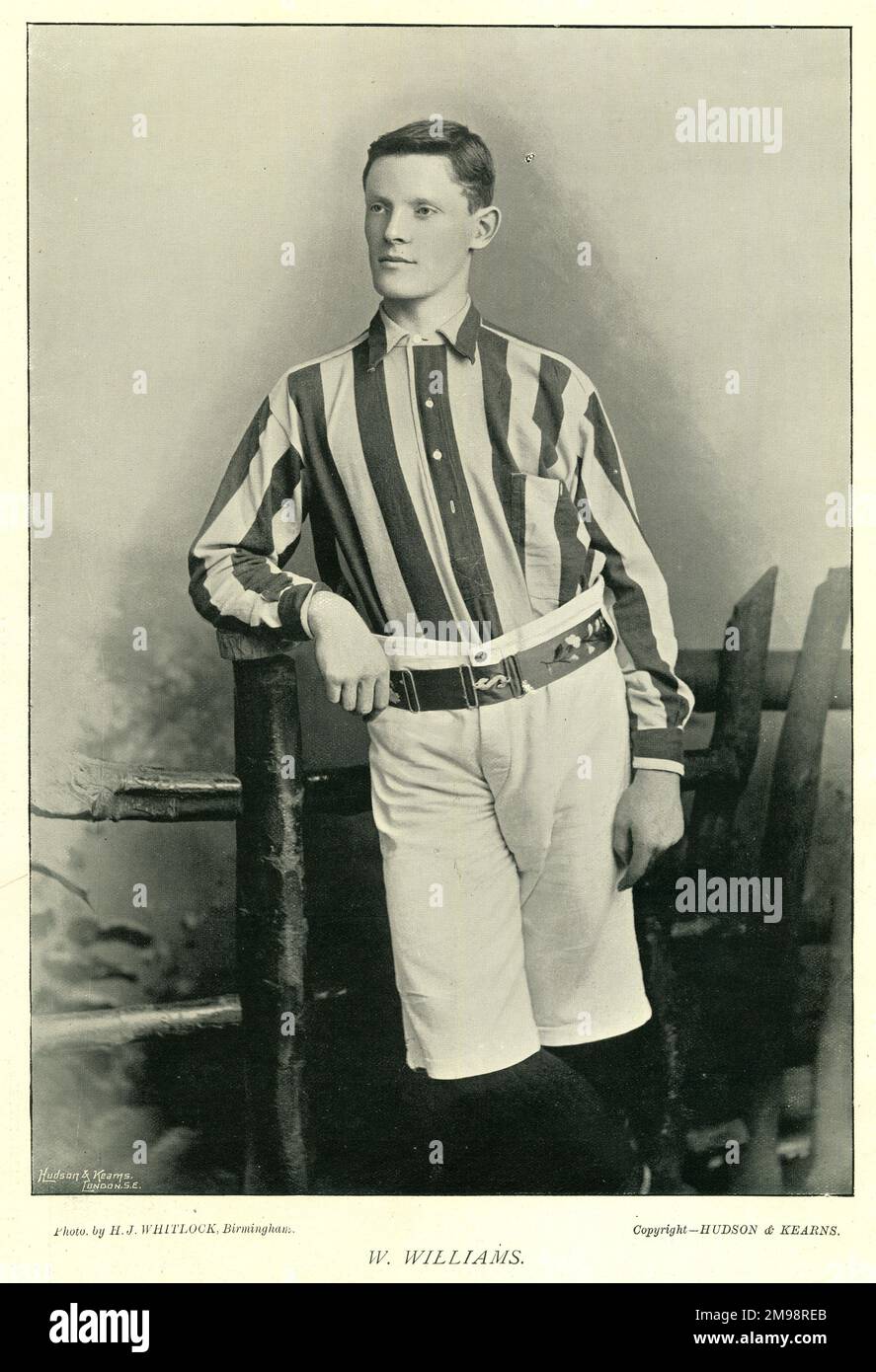 W Williams, giocatore di calcio di West Bromwich Albion. Foto Stock