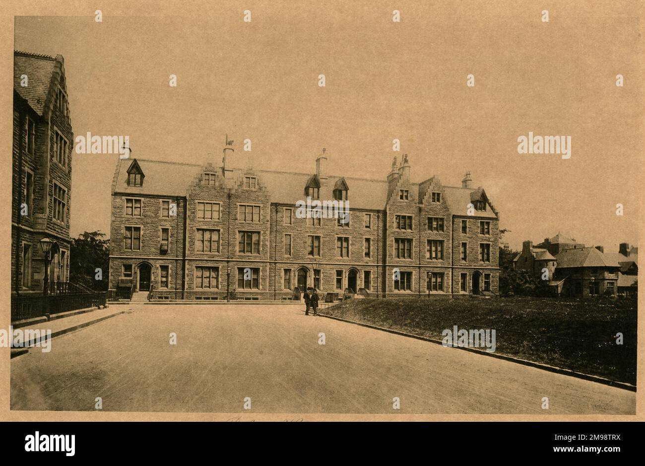 Università di Glasgow - Case dei Professori, guardando il Nord-est. Foto Stock