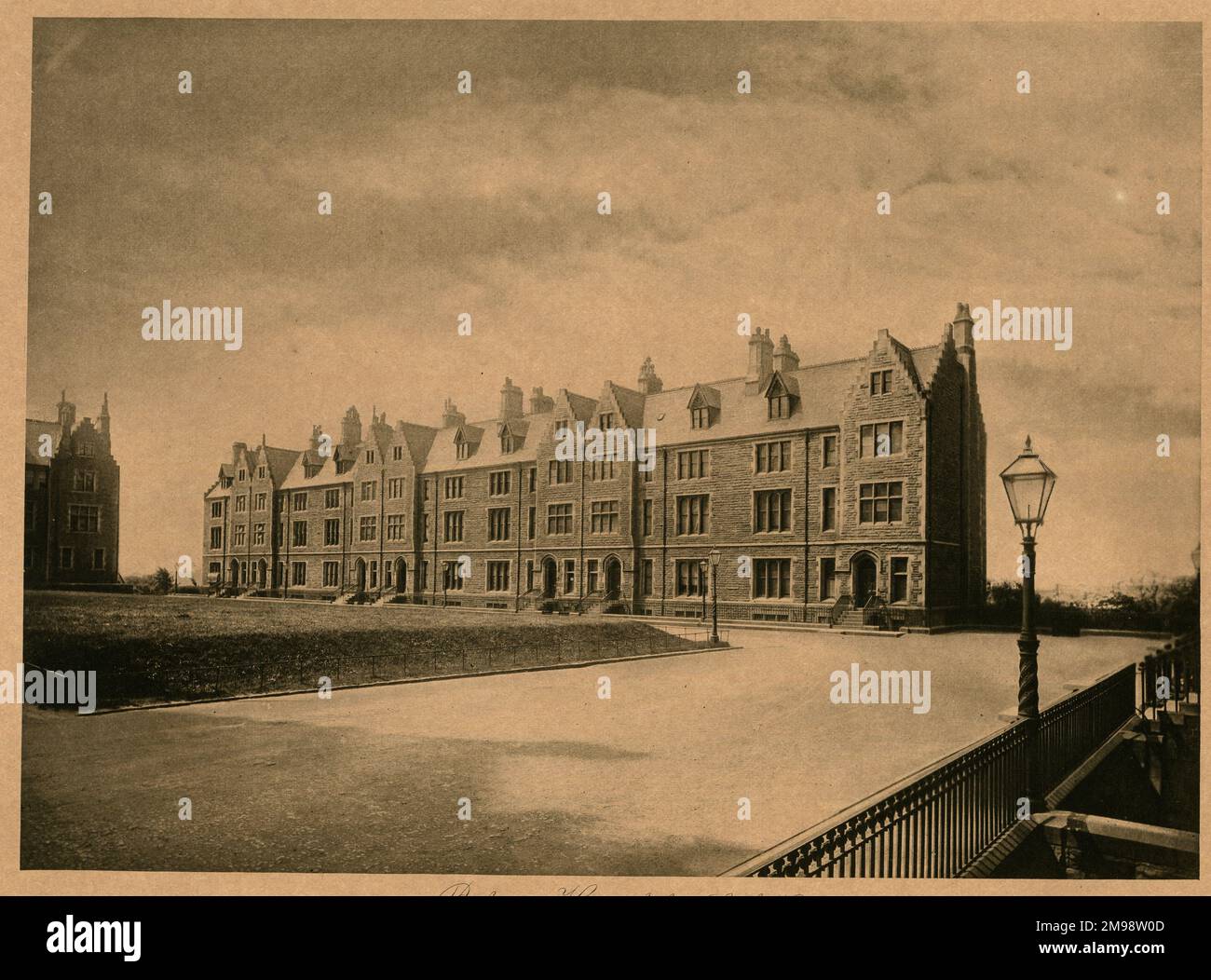 Università di Glasgow - Case dei Professori, guardando Sud Ovest. Foto Stock