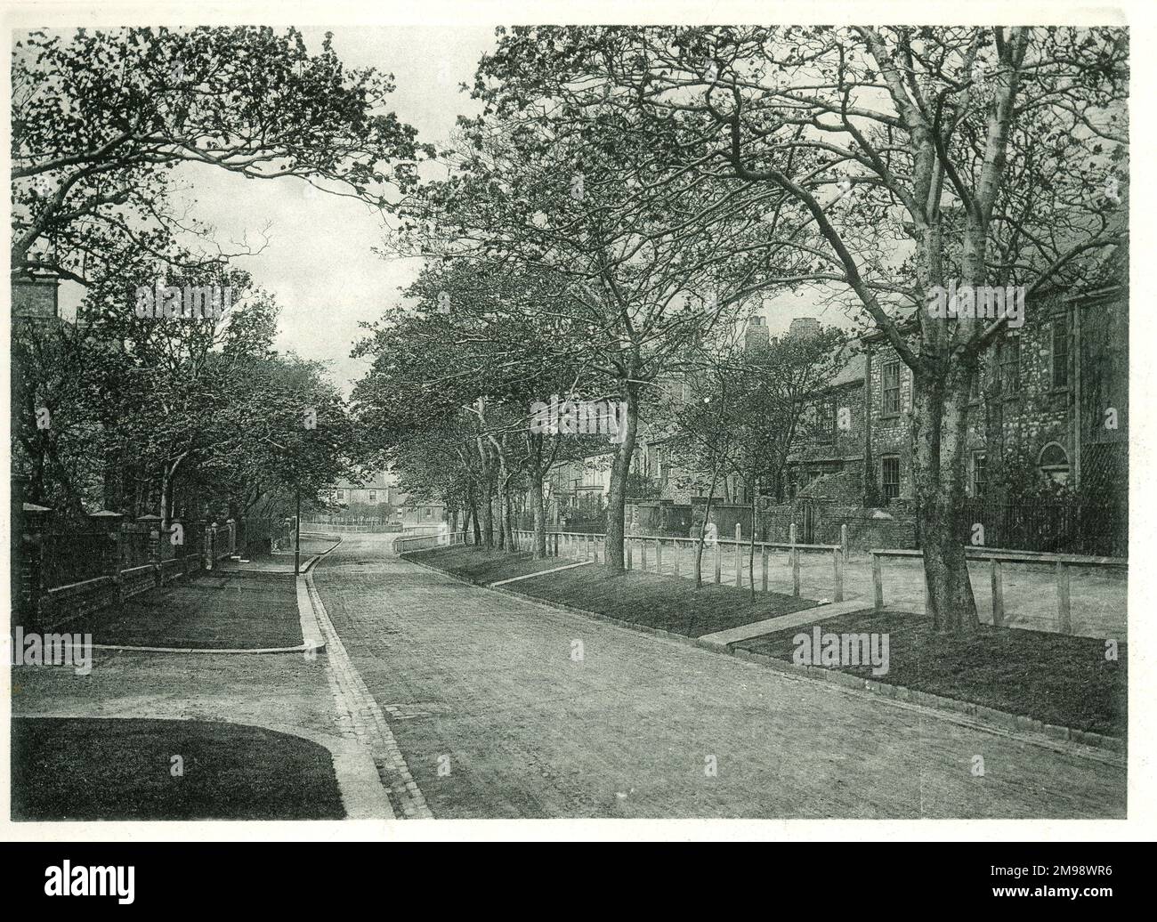 Westoe Village, South Shields, Tyne e Wear. Foto Stock