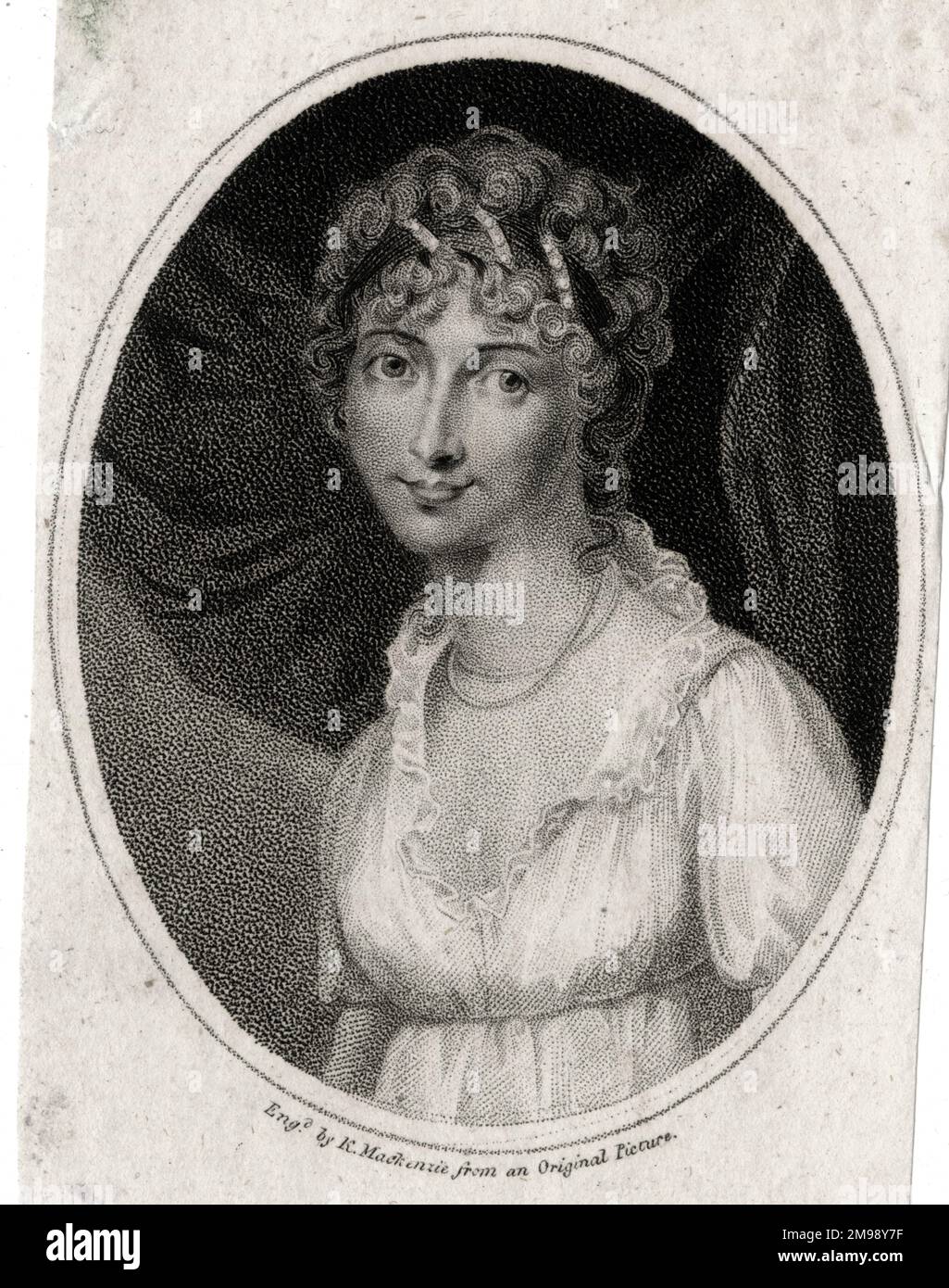 Catherine Gray, Lady Manners (1766?-1852), aristocratico anglo-irlandese e poeta, moglie di Sir William Manners, successivamente Lady Huntingtower. Foto Stock