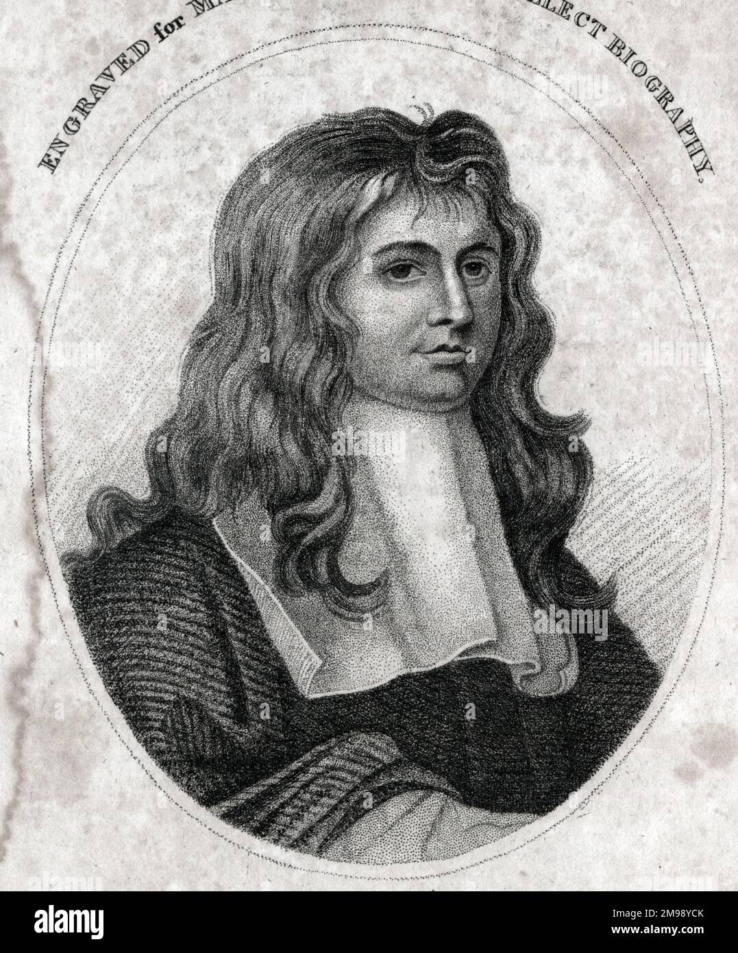 Sir Issac Newton (1642-1726/1727), matematico inglese, astronomo, teologo, autore e fisico. Foto Stock